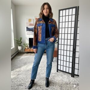 Vintage embroidered Tapestry Patchwork Jacket - NWT